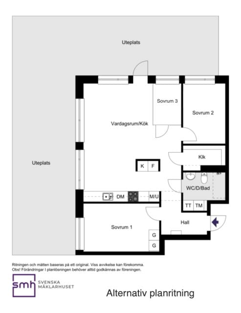 Alternativ planlösning
