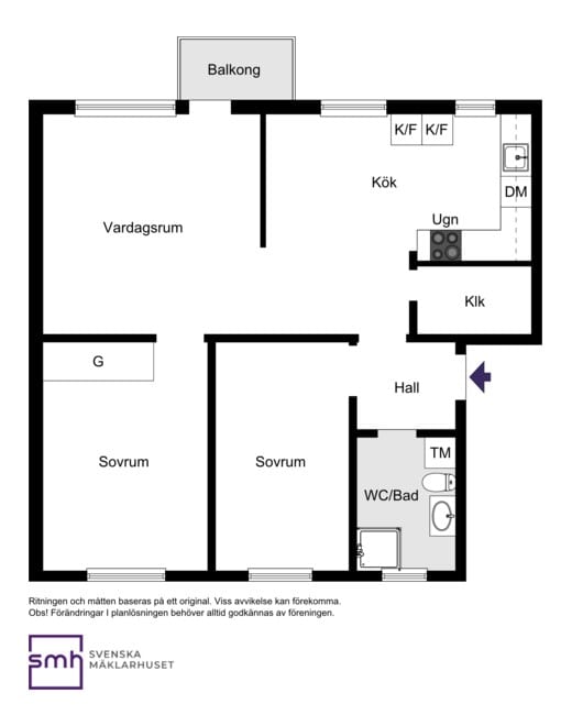 Kvarnbacksvägen 69, 1tr.