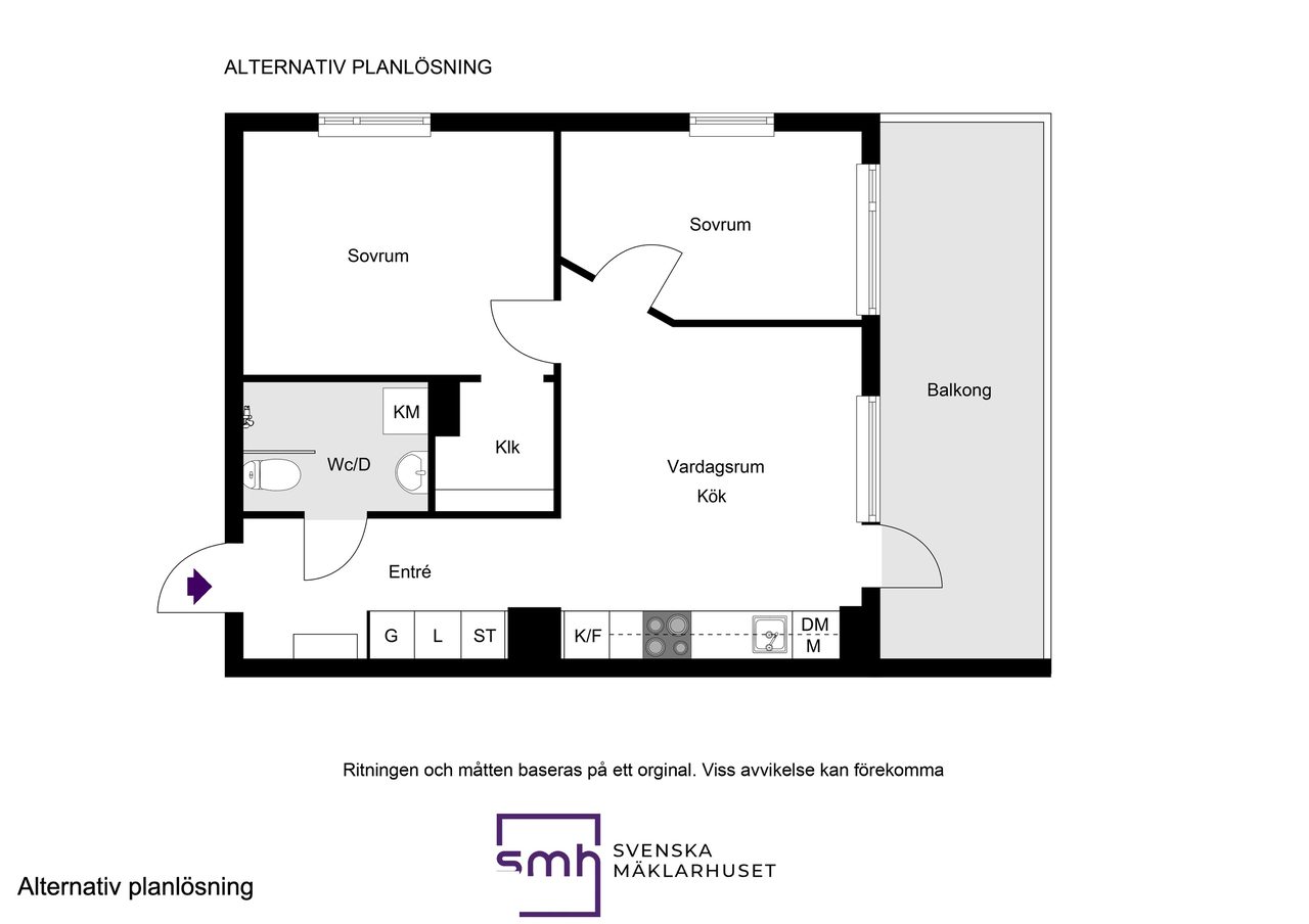 Alternativ planlösning