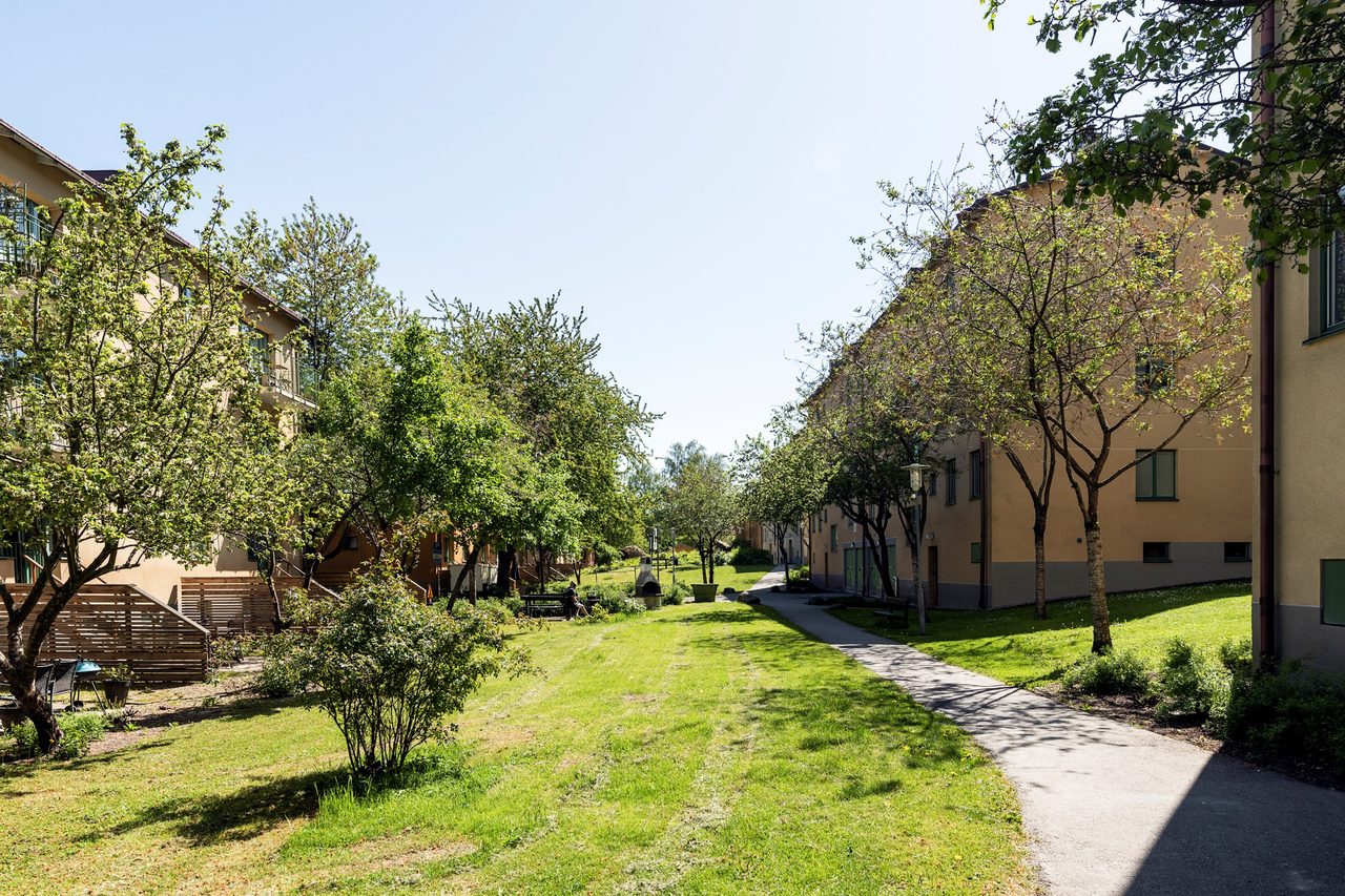 Mysig och familjär förening med fina byggnader
