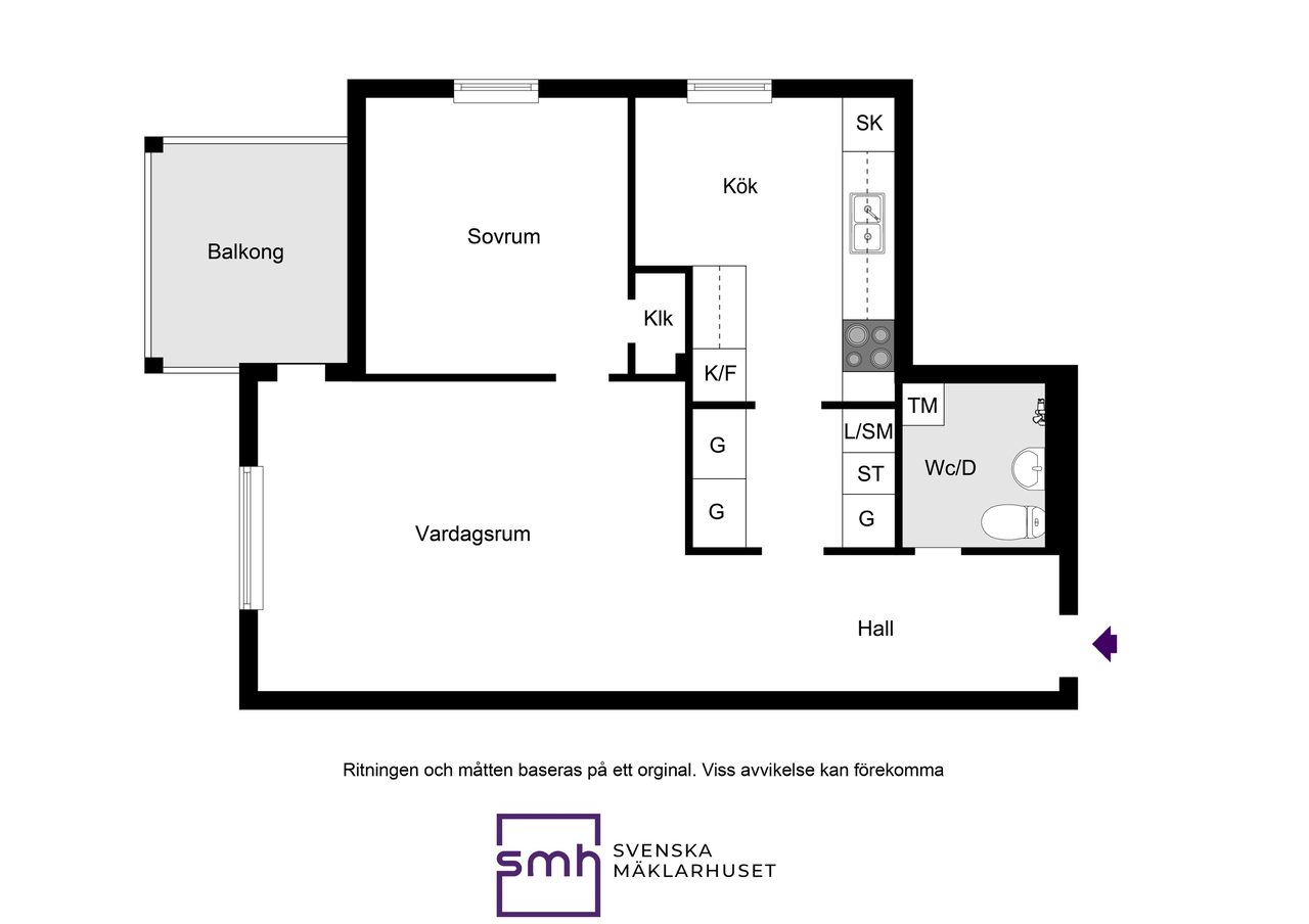 Den vanliga i huset.