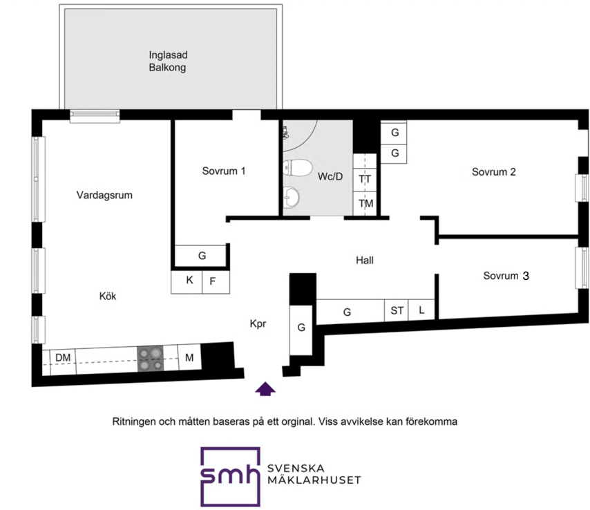Nockeby backe 2G, 2tr