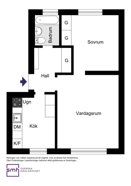 Stångjärnsvägen 21, 2tr