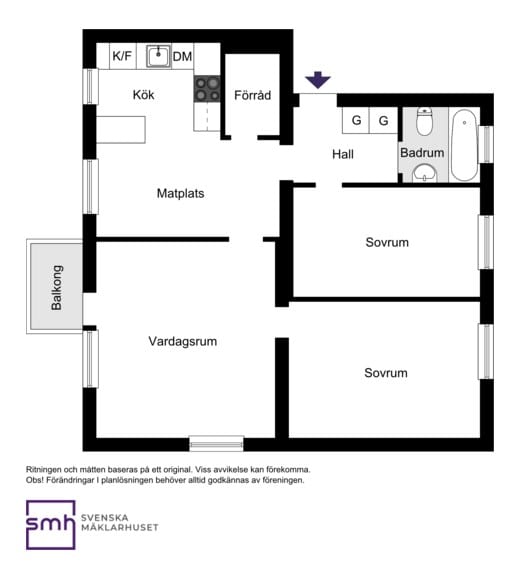 Kvarnbacksvägen 55, 3tr.