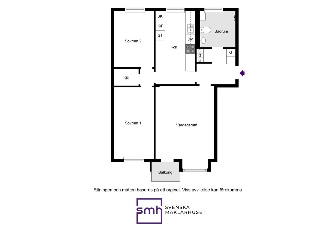 Arvid mörnes väg 56, 3/3tr