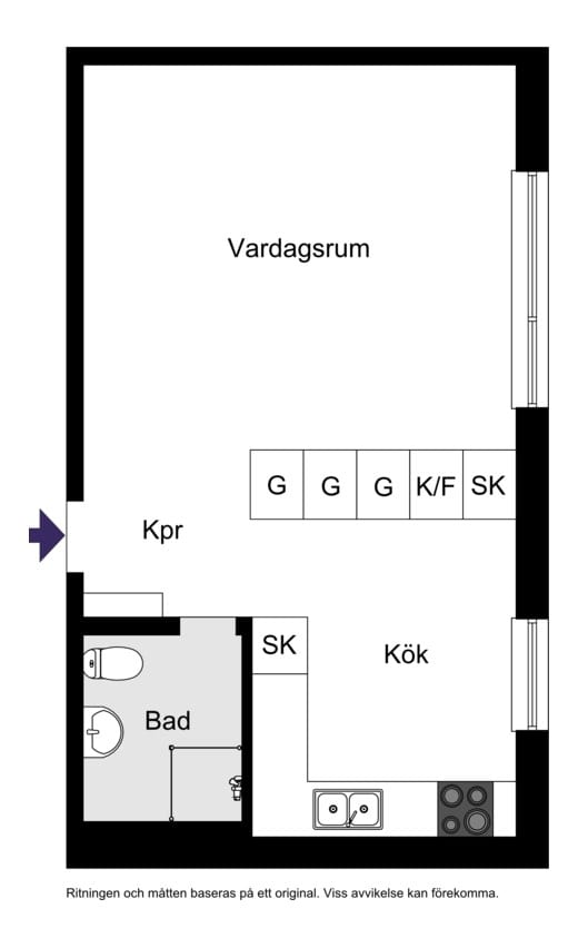 Svalgränd 8A, vån 5/6