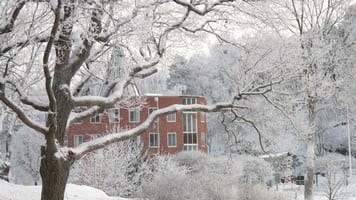 Runda huset med biblioteket