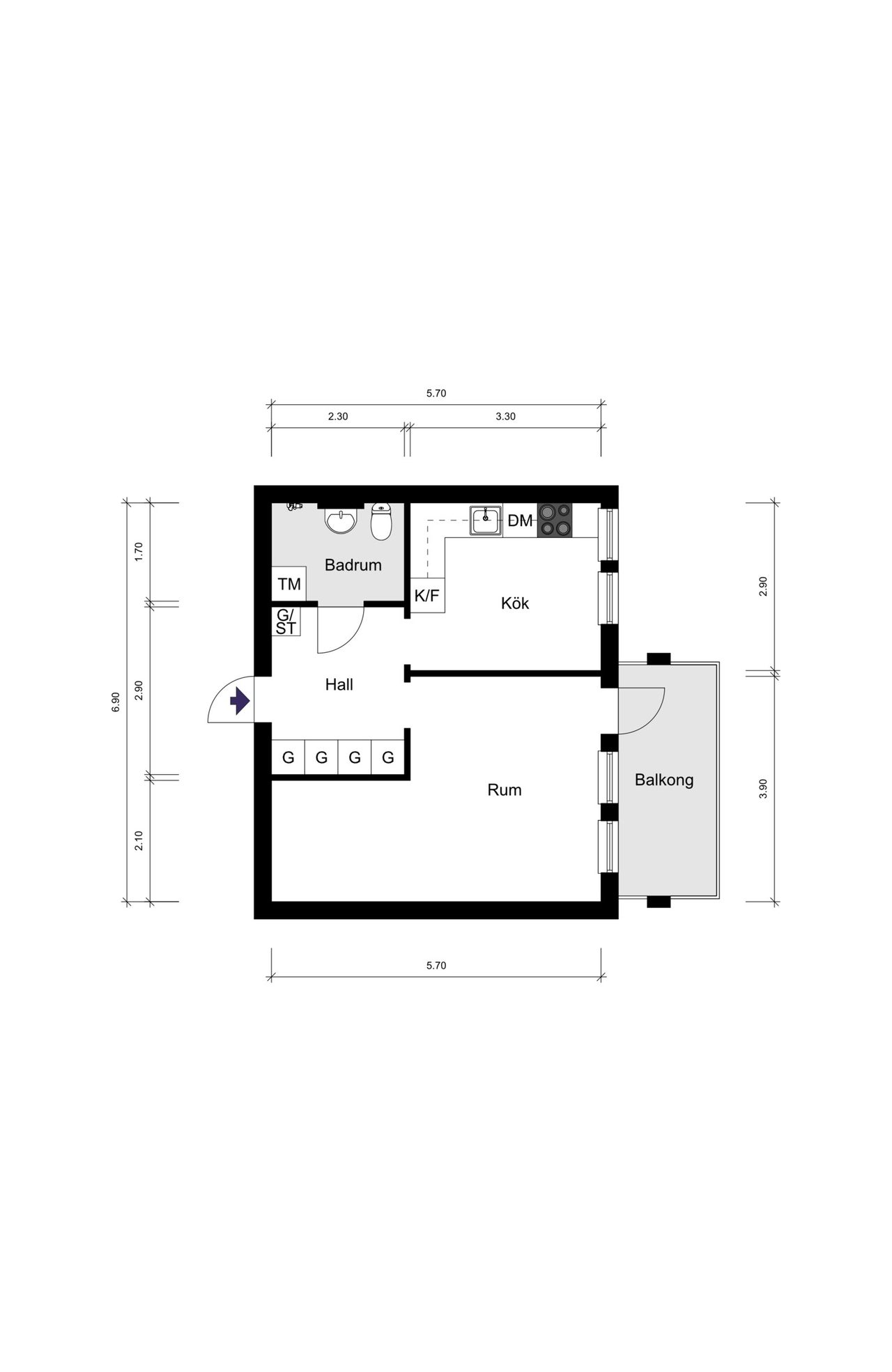 Ormingeringen 71, 2 tr