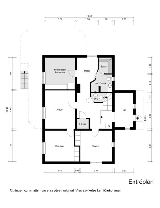 Planlösning entréplan