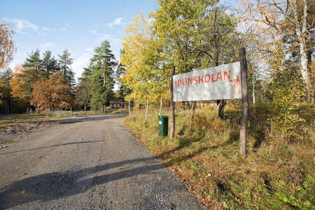 Den populära Idunskolan ligger nära