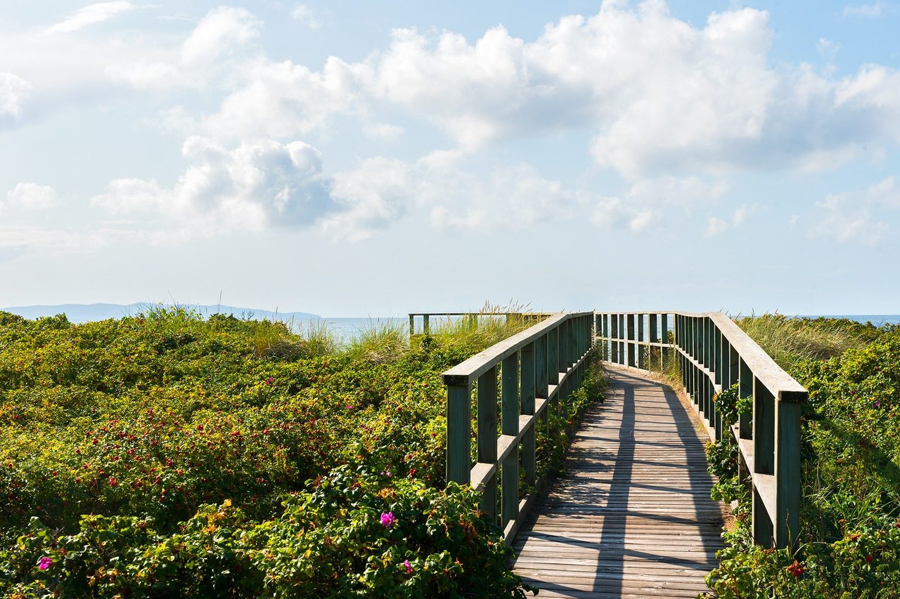 Ett stenkast från salta bad