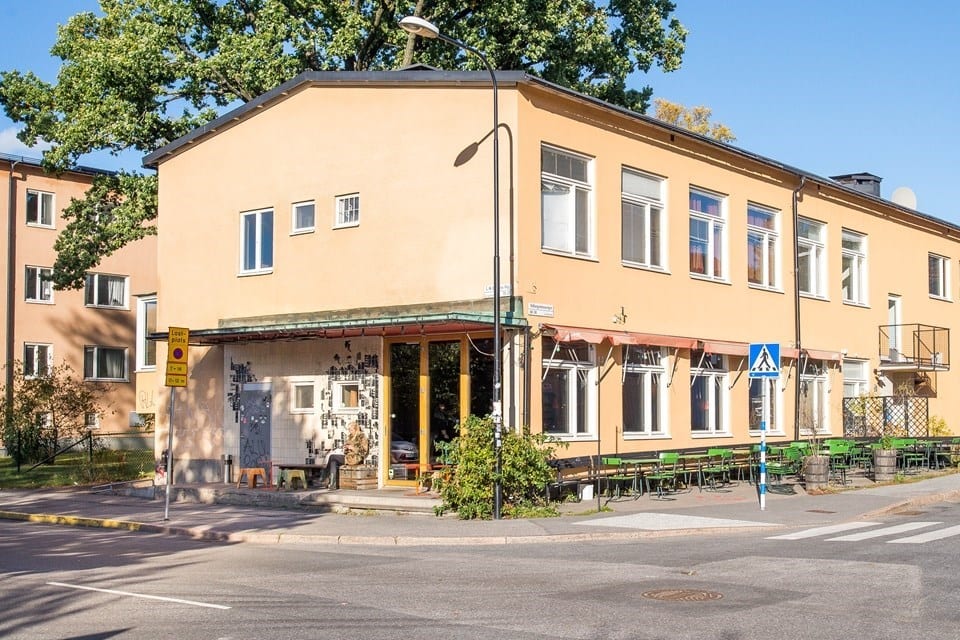 Populära restaurang Landet
