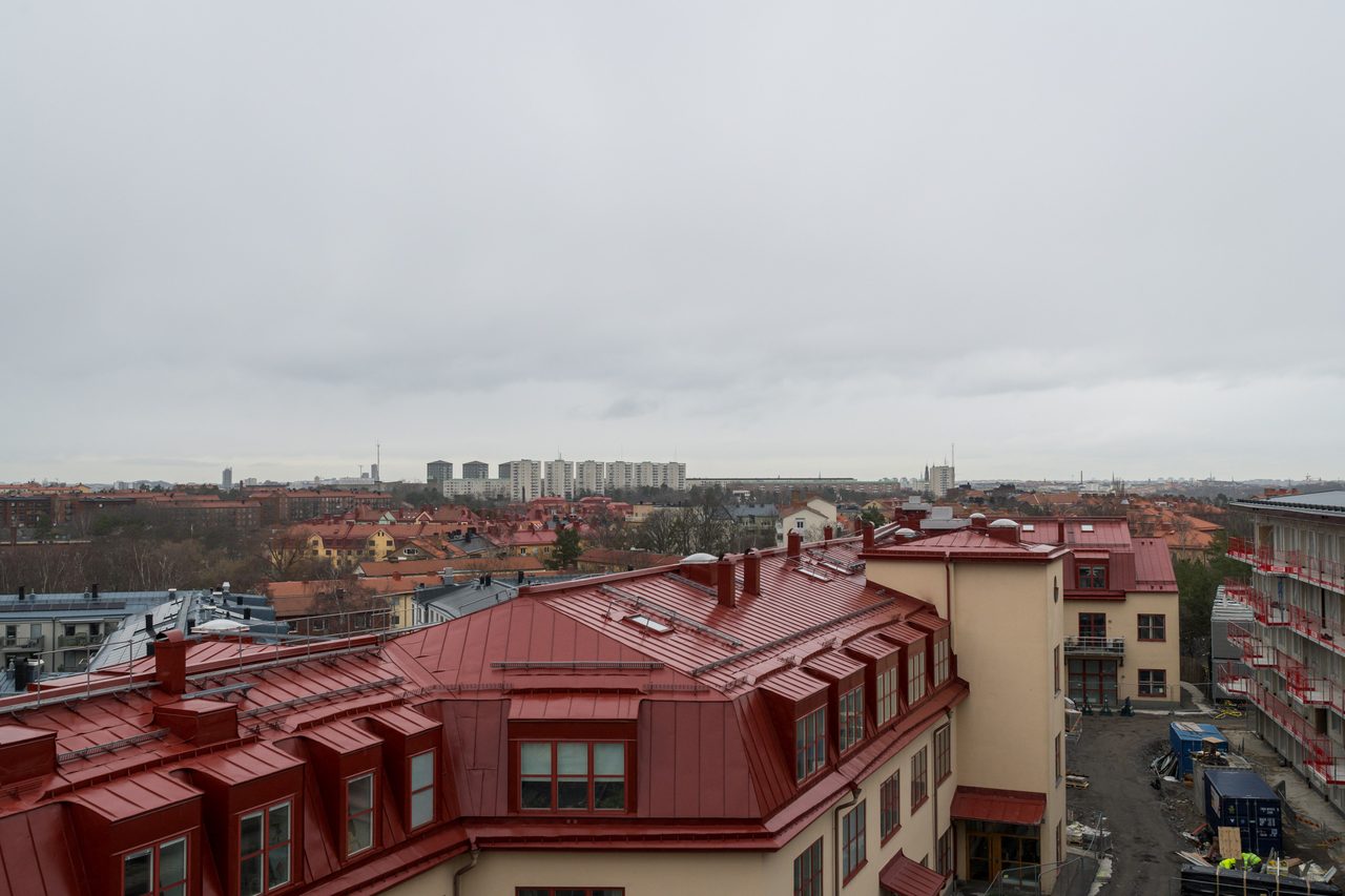 Utsikt från takterrass