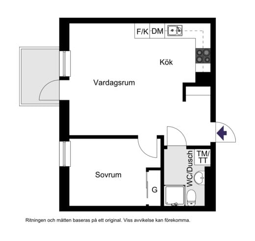 Tellusborgsvägen 94, vån 3