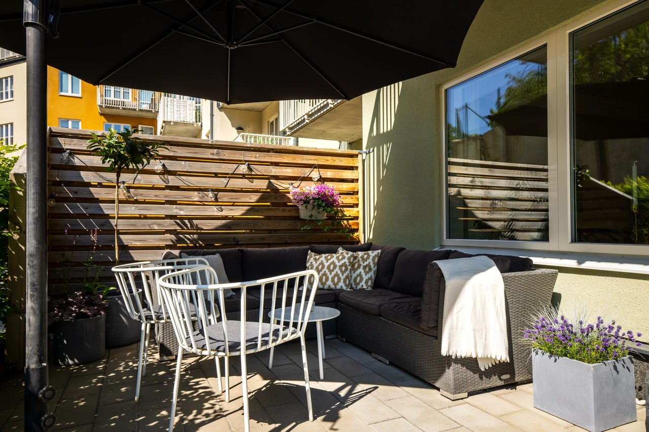 Svandammsvägen 37, uteplats!