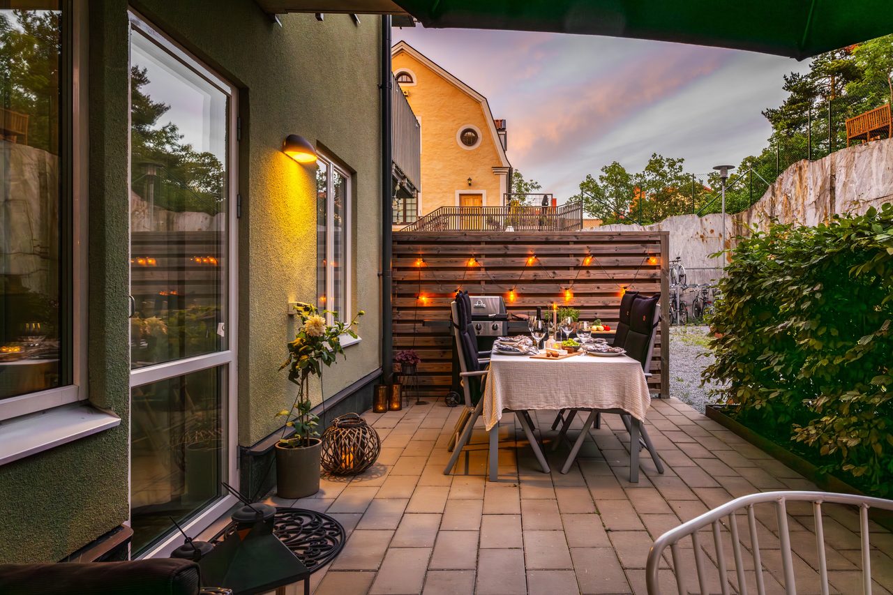 Svandammsvägen 37, uteplats!