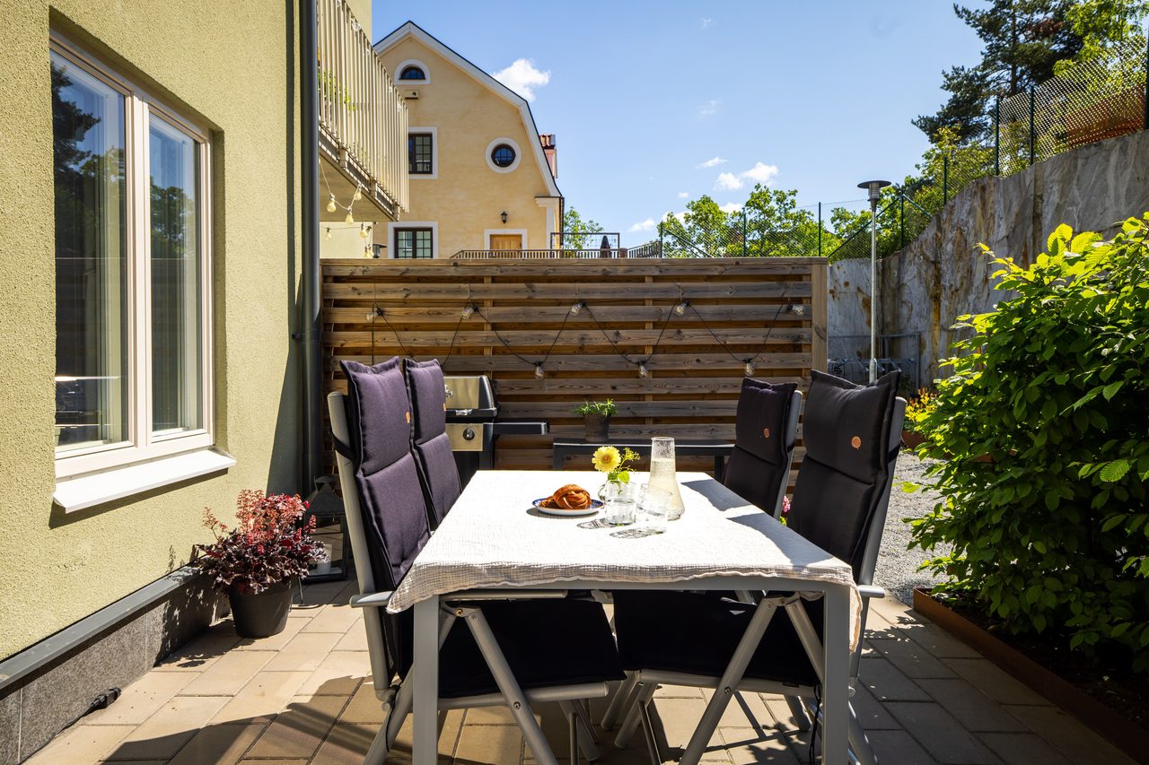 Svandammsvägen 37, uteplats!