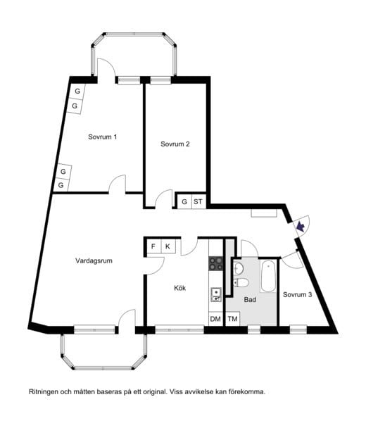 Katrinebergsbacken 20, vån 6!