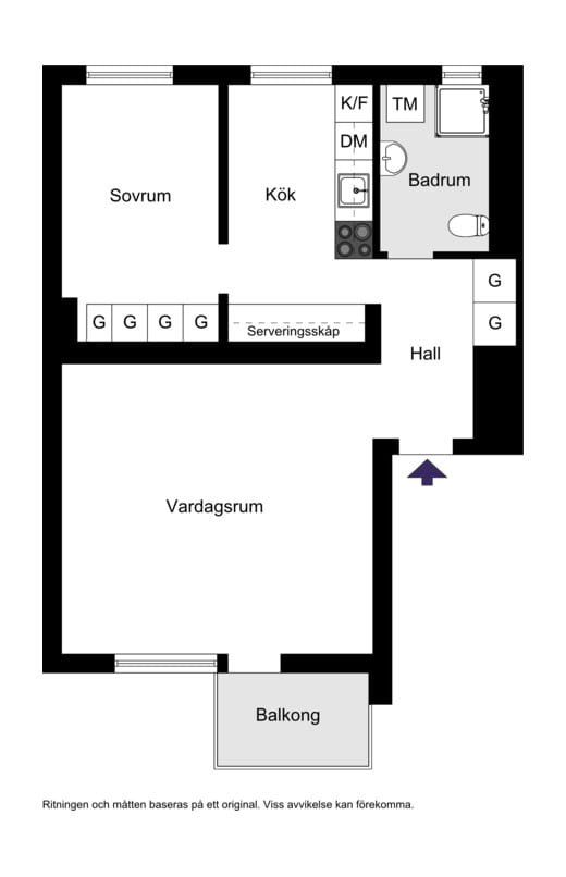 Hökmossevägen 18, 2tr