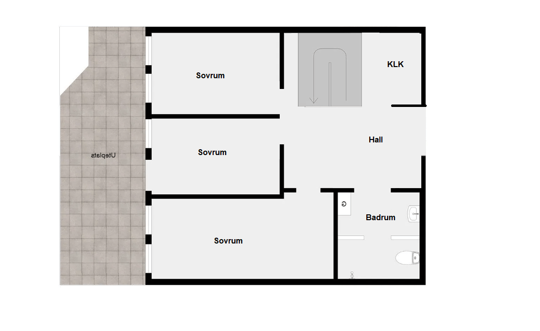 Sjöbjörnsvägen 66D nedre plan