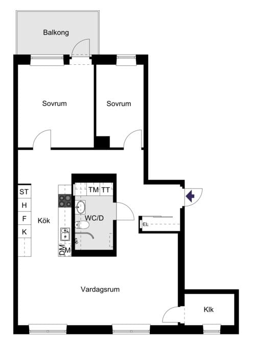 Alternativ planritning