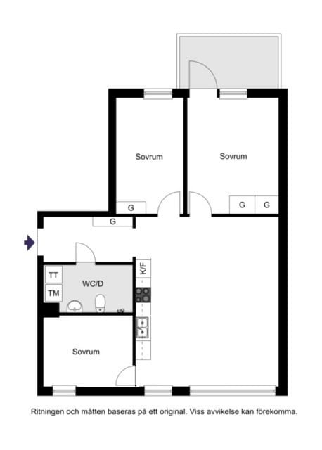 Hägerstensvägen 229, vån 3