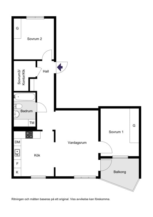 Instrumentvägen 37, 1tr