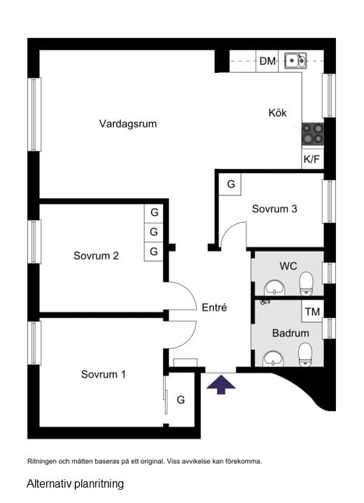 Trettondagsvägen 14, 3 tr.