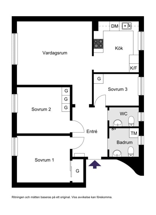 Trettondagsvägen 14, 3 tr.