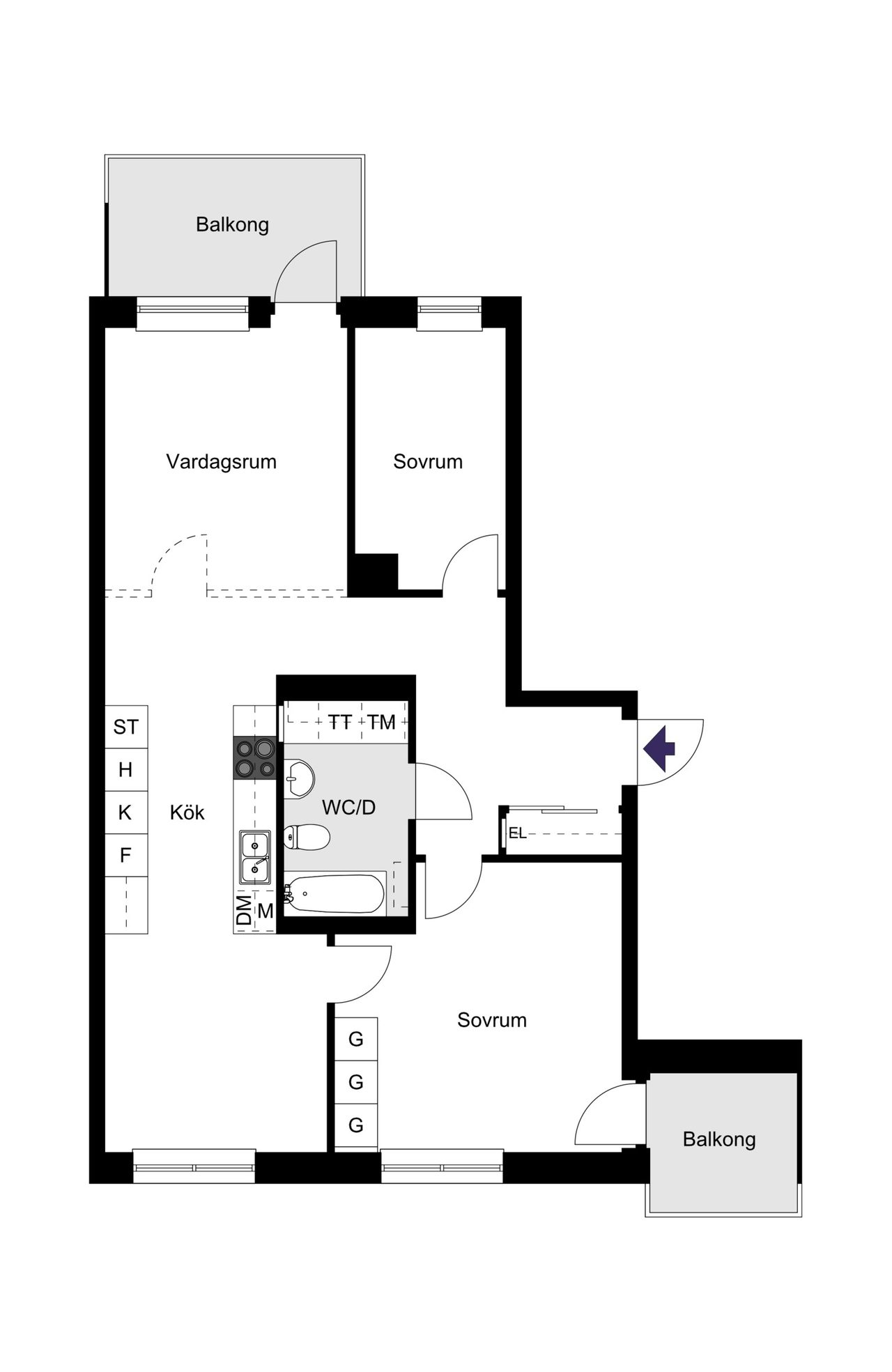 Alternativ planritning