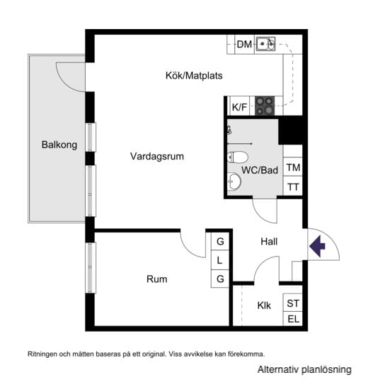 Alternativ planlösning