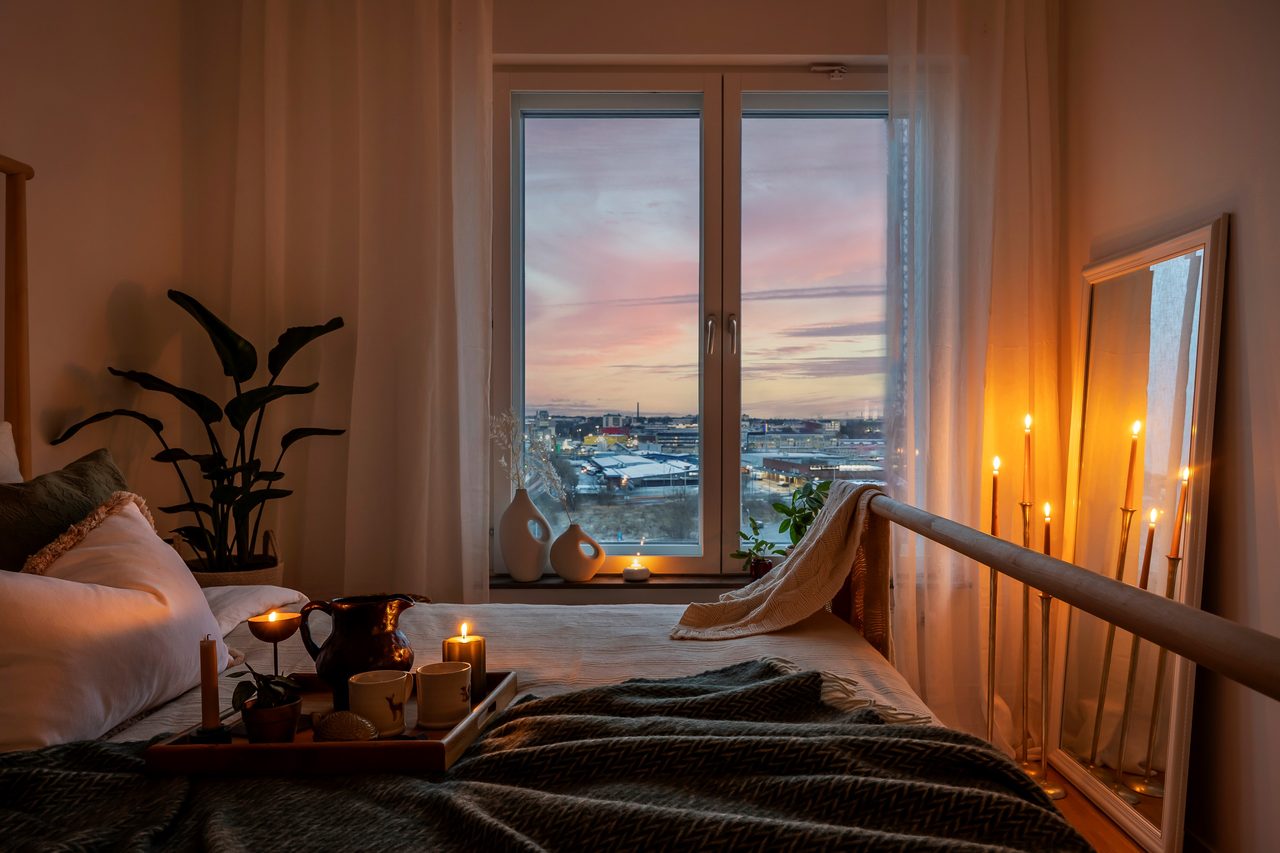 Årstaskogs väg 7A, högst upp!