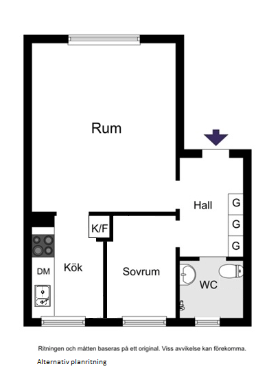 Alternativ planritning