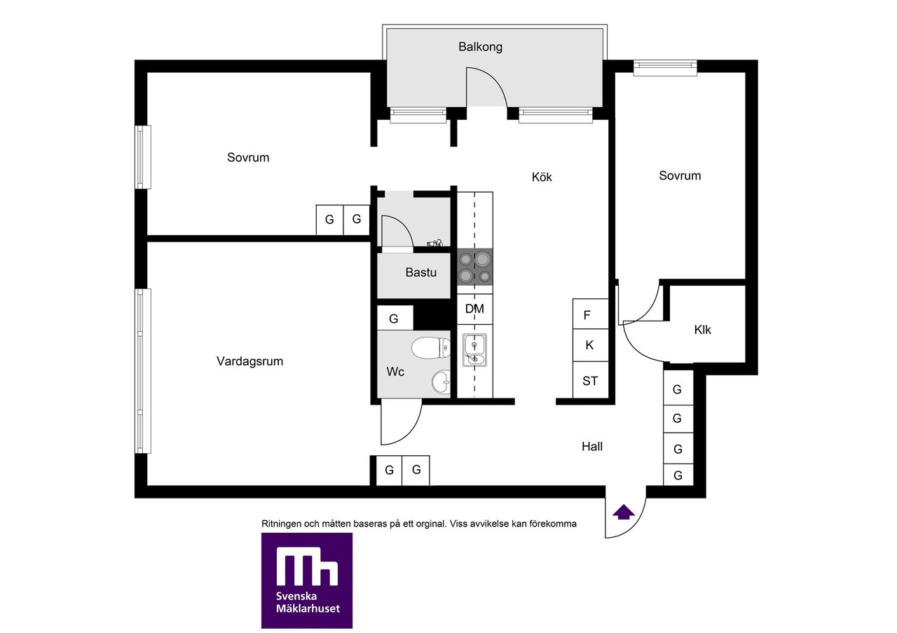 Planskiss Stråvägen 4