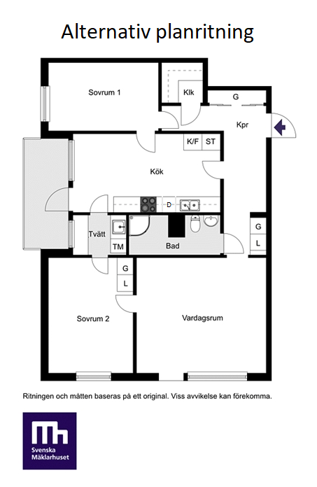 Alternativ planritning