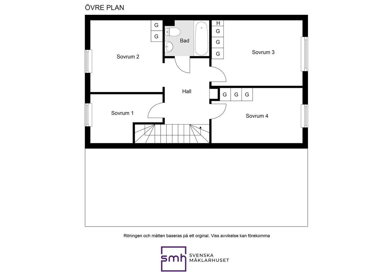 Planskiss ovanvåning