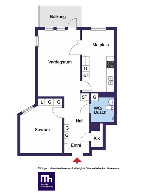 Planskiss Nibblevägen 10