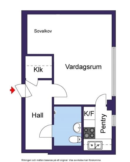 planskiss Månadsvägen 77