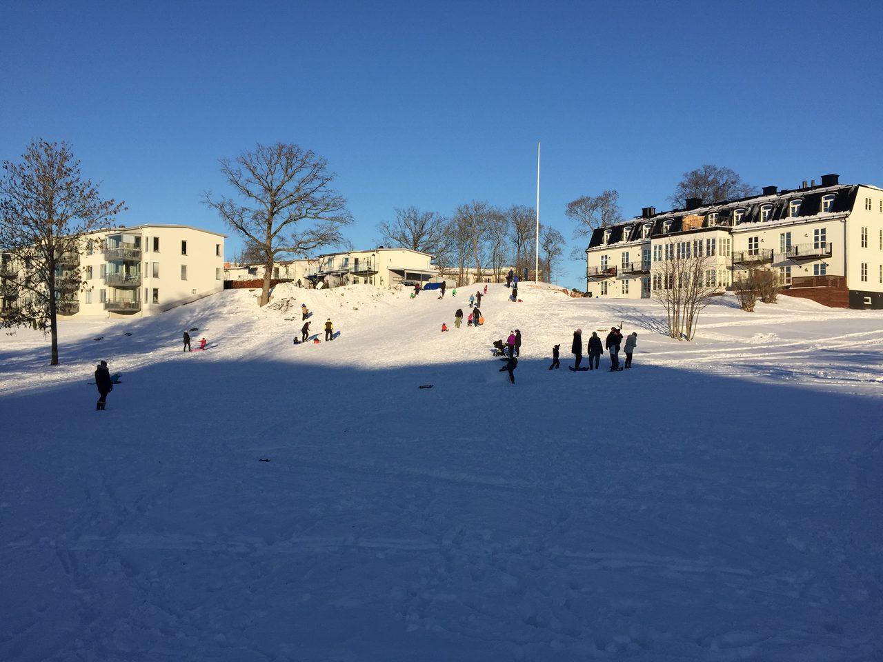 Pulkabacken vid parken