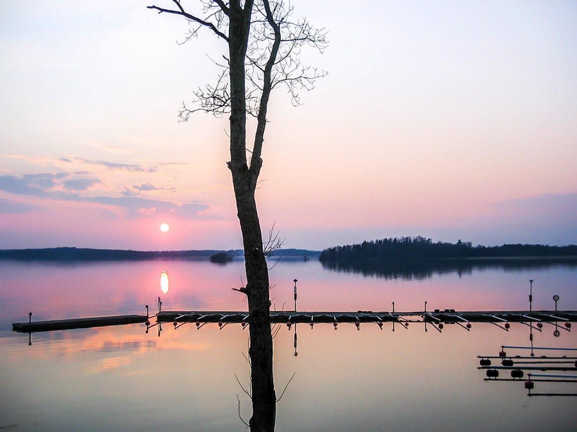 Sen höstkväll vid Bolinder Strand