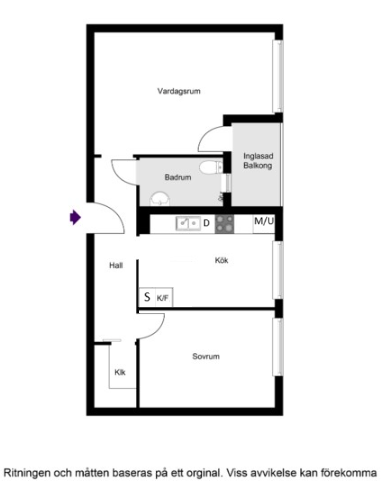 Smedvägen 16 planskiss