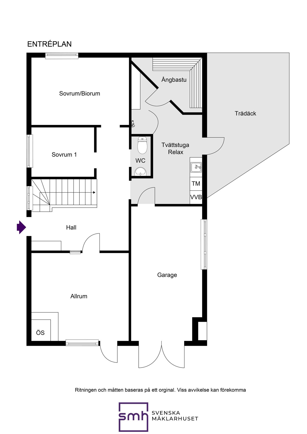 Planritning entréplan