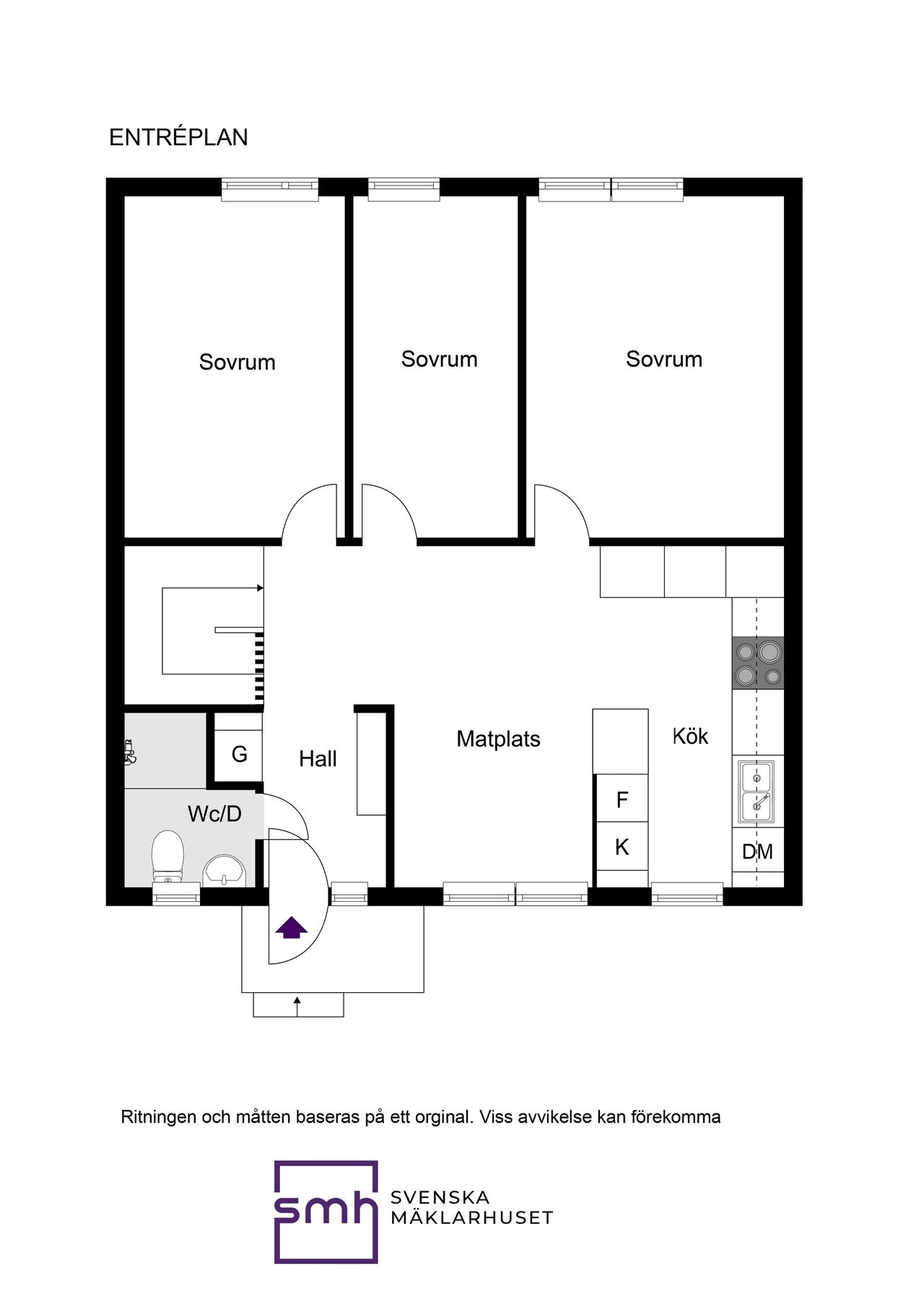 Planritning entréplan