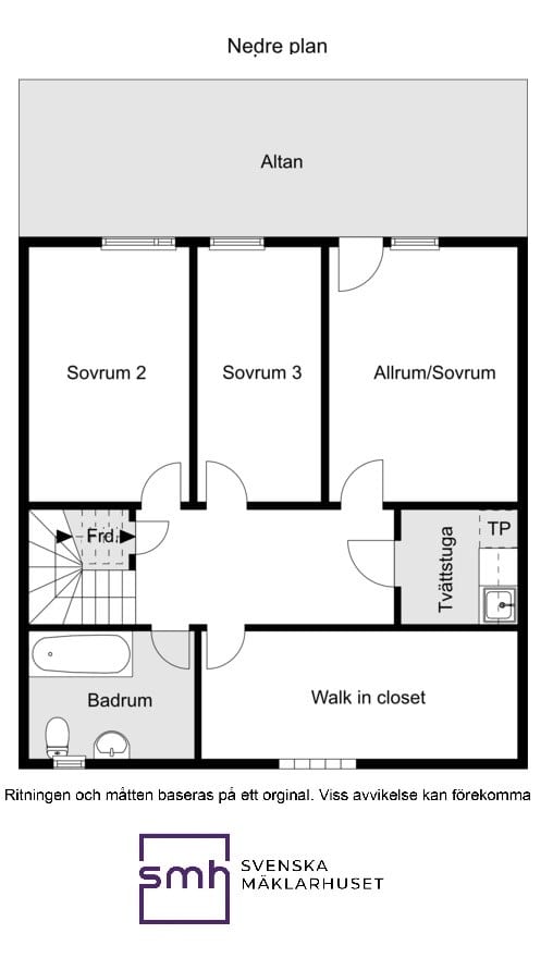 Suterängplan alternativ
