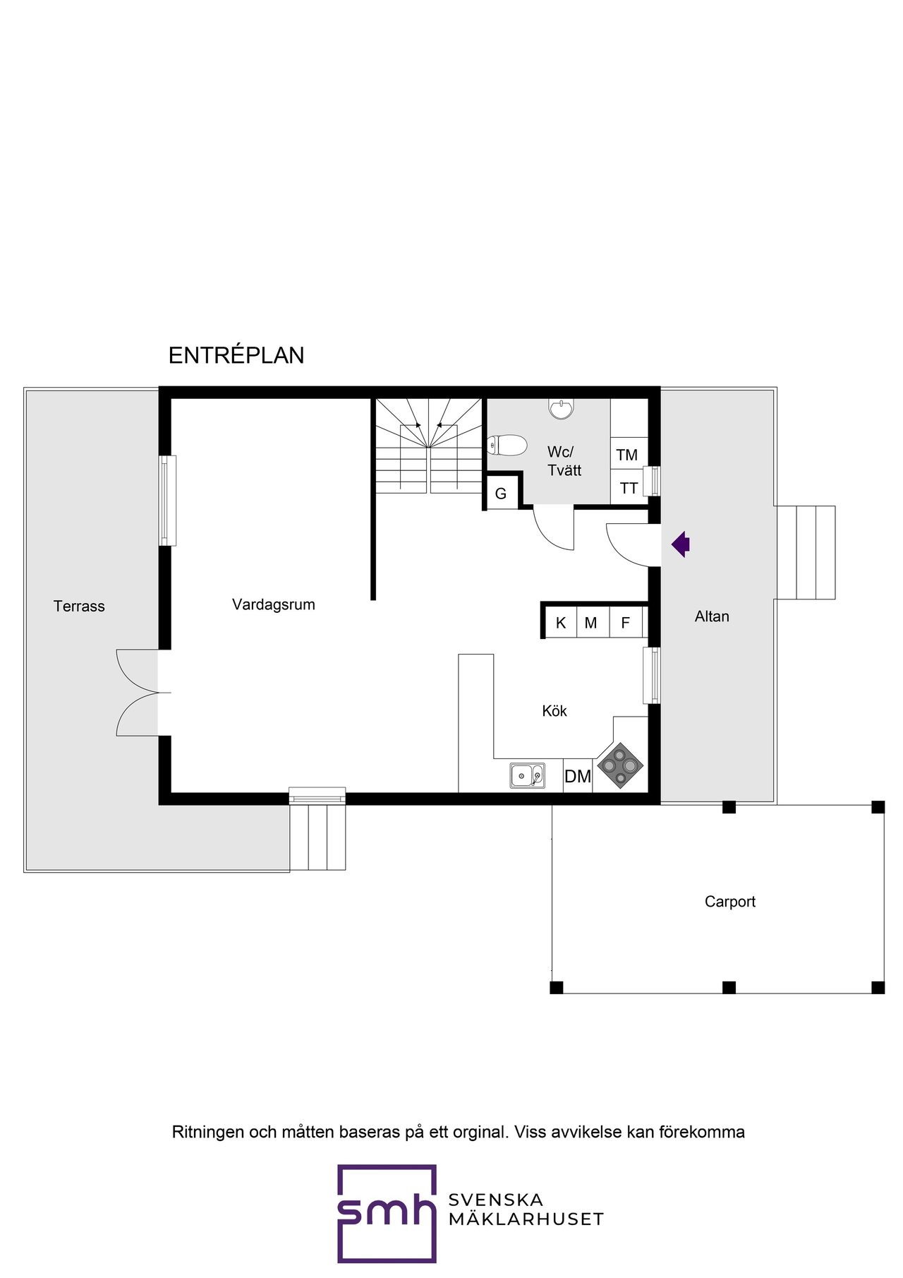 Planritning entréplan