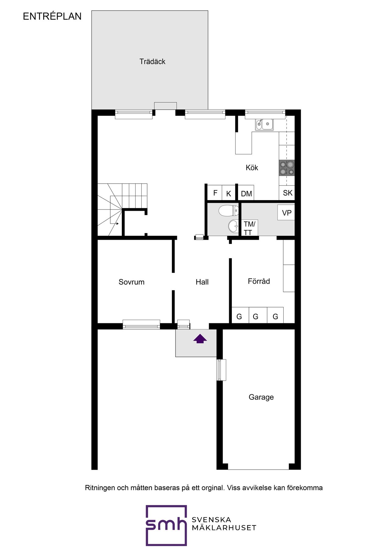 Planritning entréplan