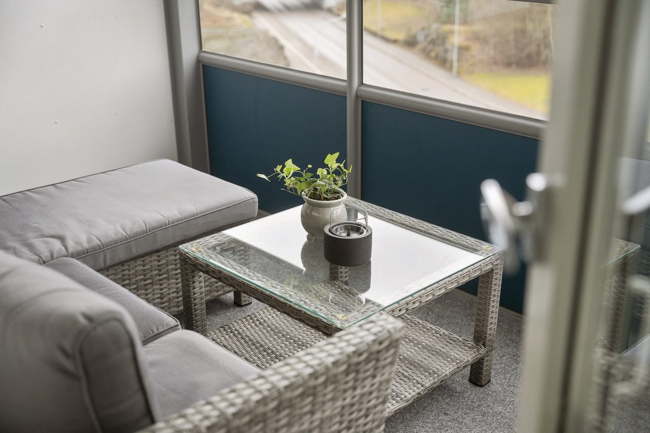 En härlig förlängning av lägenheten!