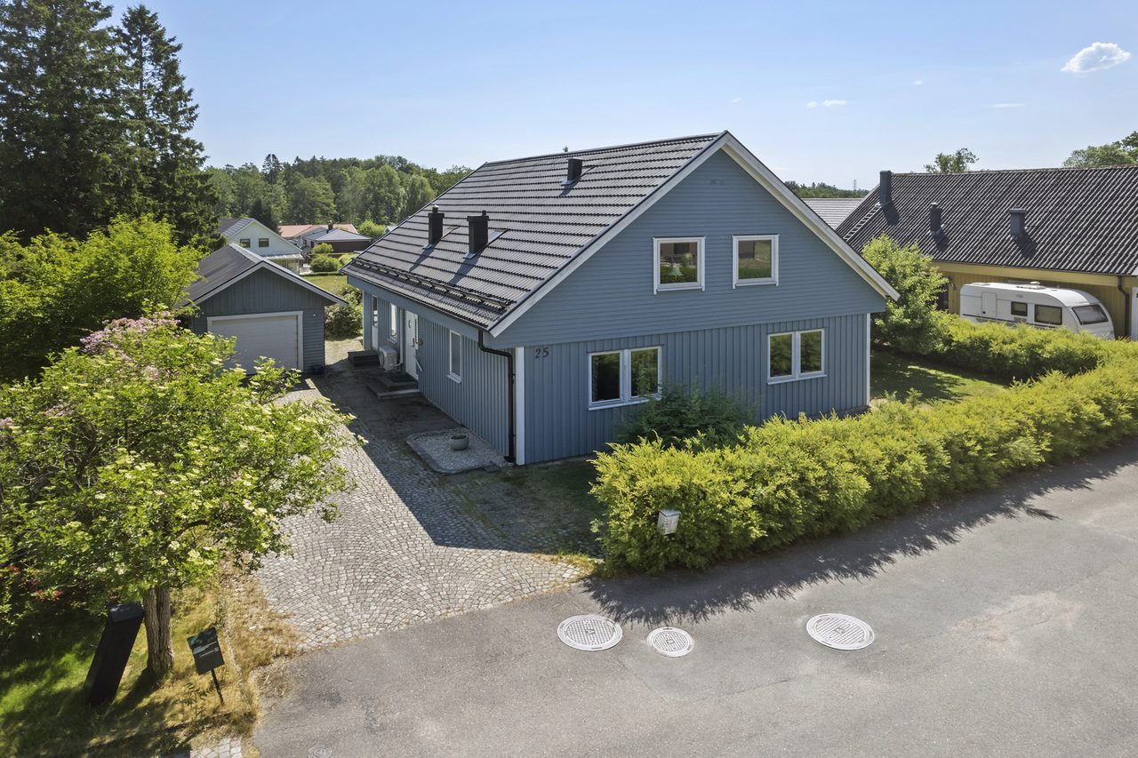 En barnvänlig villa på återvändsgata.