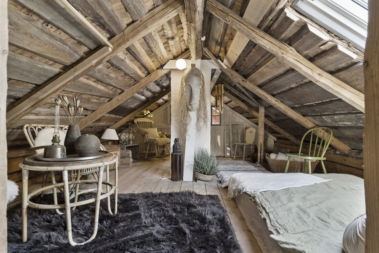 En helt underbar vind som kan användas som sommarsovrum.