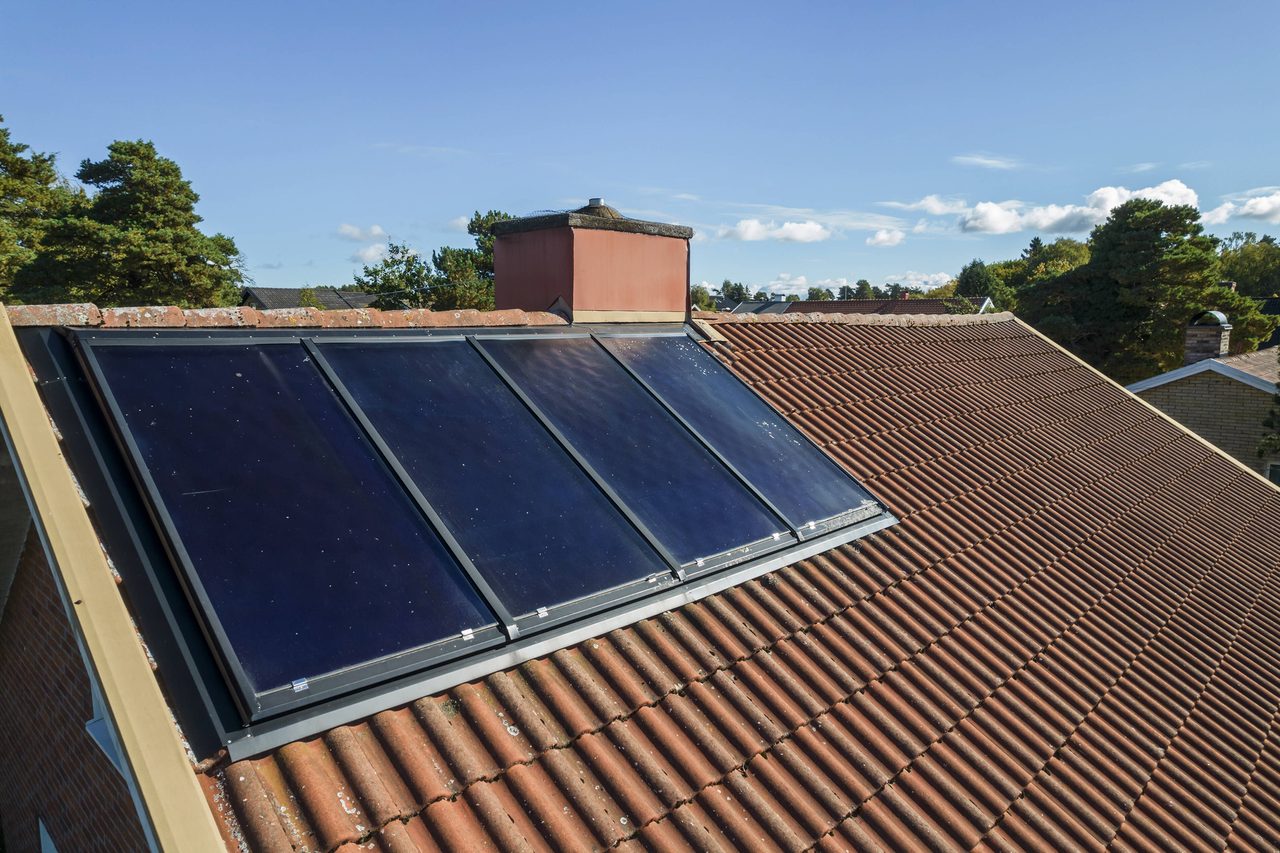 Solpaneler installerade 2006.